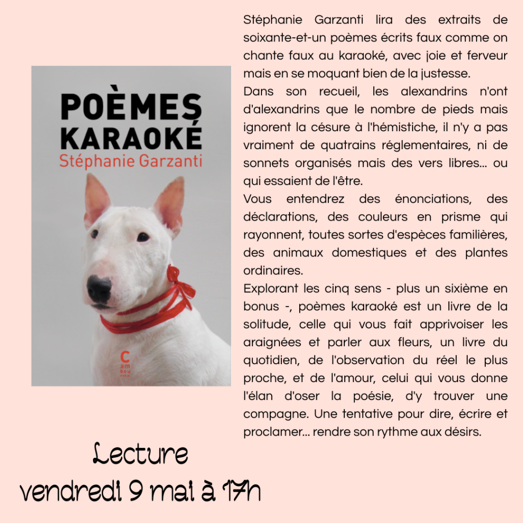 Stéphanie Garzanti - Chez Monique - Les Mots Dites
